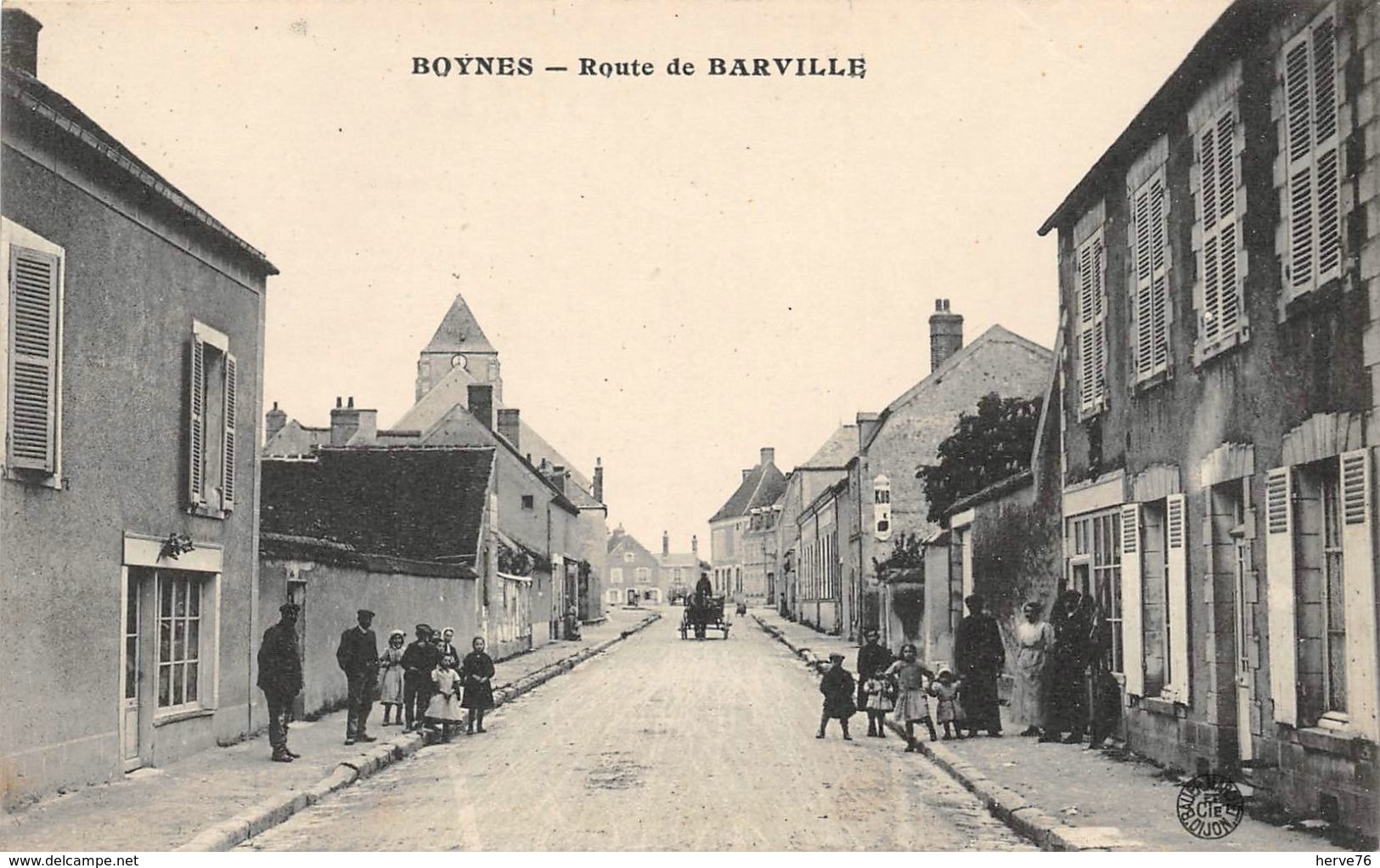 Souvenir De BOYNES - Route De Barville - Other & Unclassified