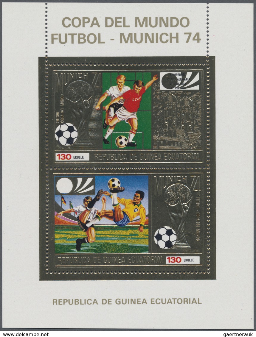 **/O Äquatorialguinea: 1972/1980 (ca.), Enormous Accumulation In Glassines Etc. In Box With Stamps And Mi - Equatorial Guinea