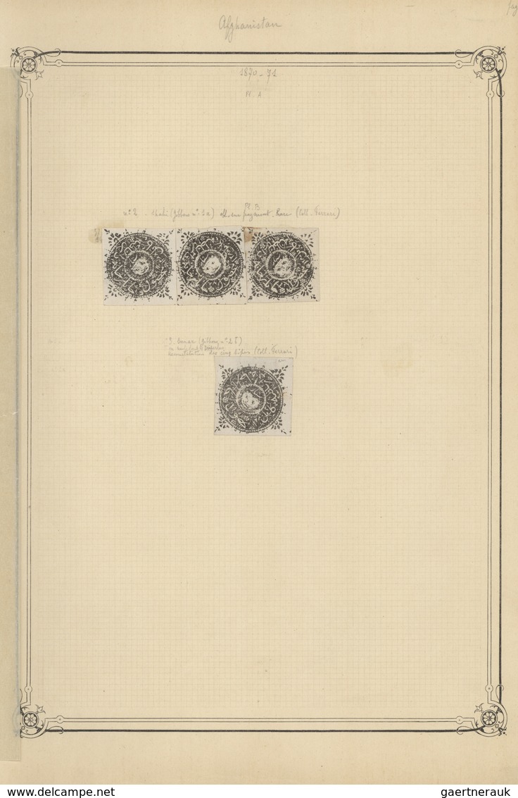 (*)/O Afghanistan: 1871-78 TIGER HEADS: Comprehensive Collection Of About 60 Large And More Than 500 Small - Afghanistan