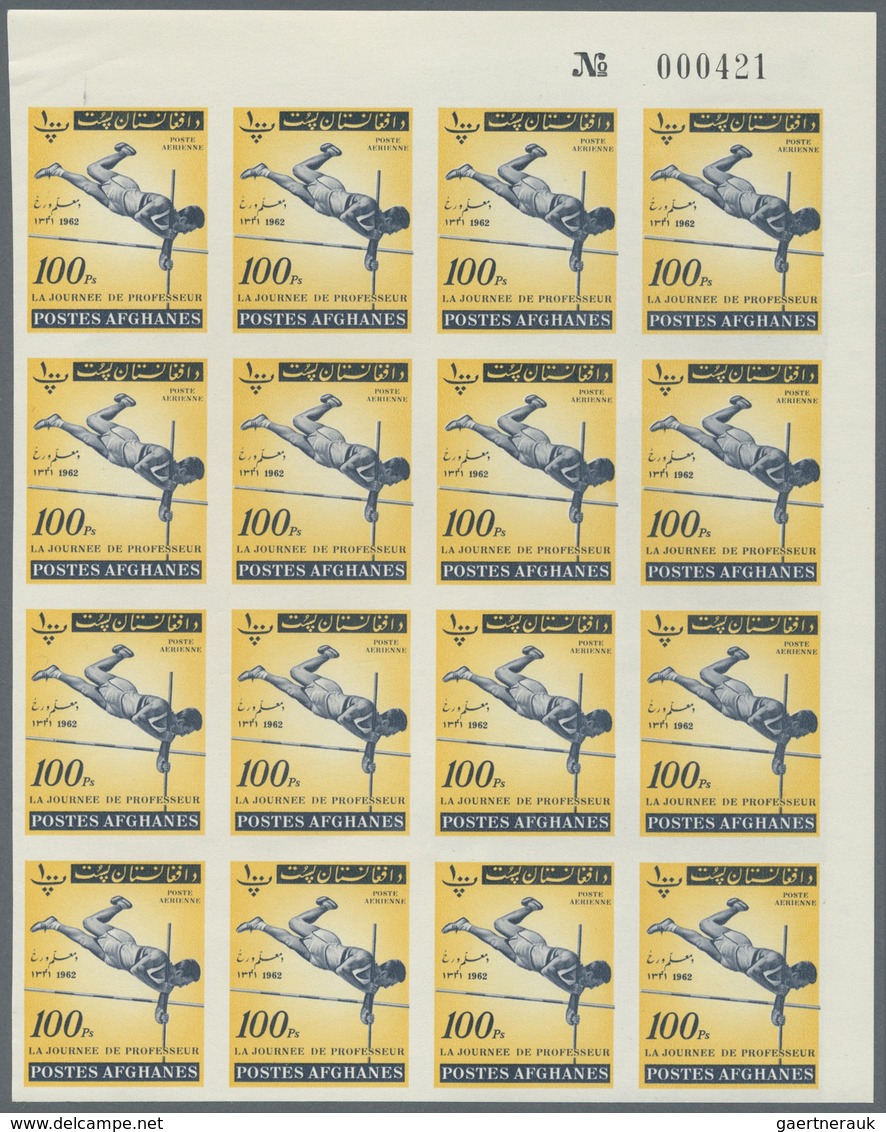 ** Afghanistan: 1898/1966 (ca.), extremely valuable and impressing holding of large units/sheets and so