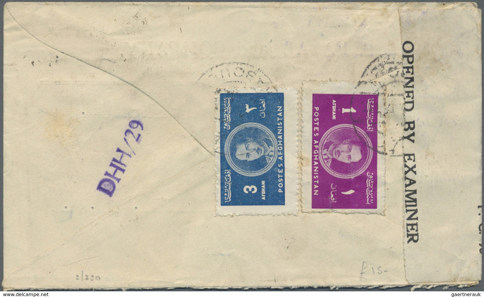 Br Afghanistan: 1930's-1970's Ca.: Group Of About 80 Covers (few Cover Fronts) From Afghanistan To Grea - Afghanistan