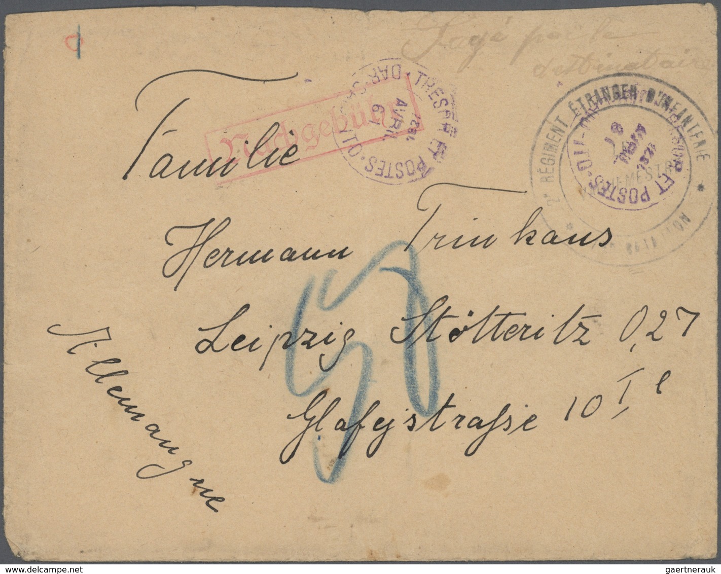 Br Algerien: 1927/1930, Group Of 17 Commercial Covers (incl. One Imcoming Cover From Germany), Also Reg - Autres & Non Classés