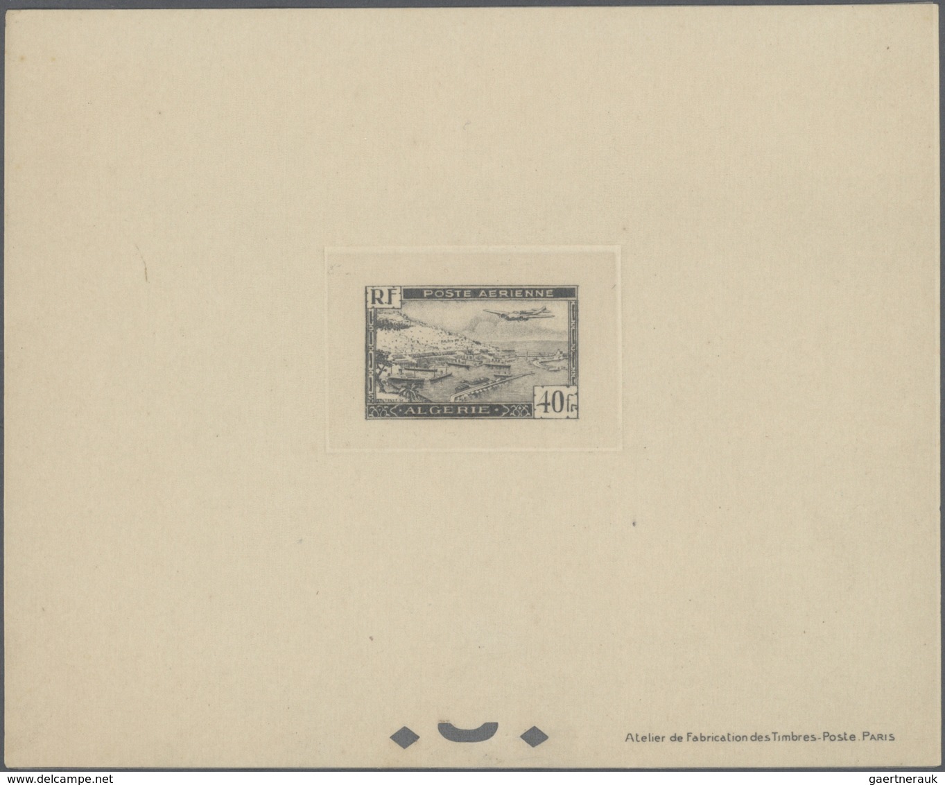 (*) Algerien: 1946/1957, Collection Of 45 Epreuve De Luxe And One Epreuve Collective. - Autres & Non Classés