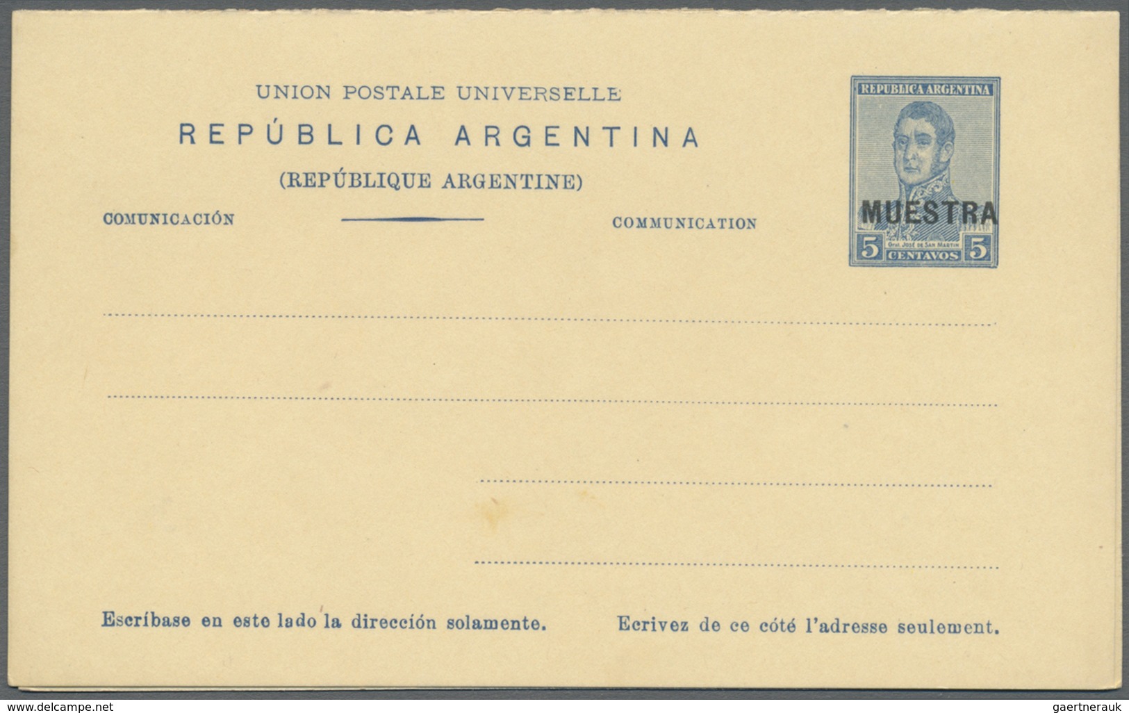 GA Argentinien - Ganzsachen: 1876/1952. Nice Collection Containing 362 Different, Unused Entires (postc - Entiers Postaux