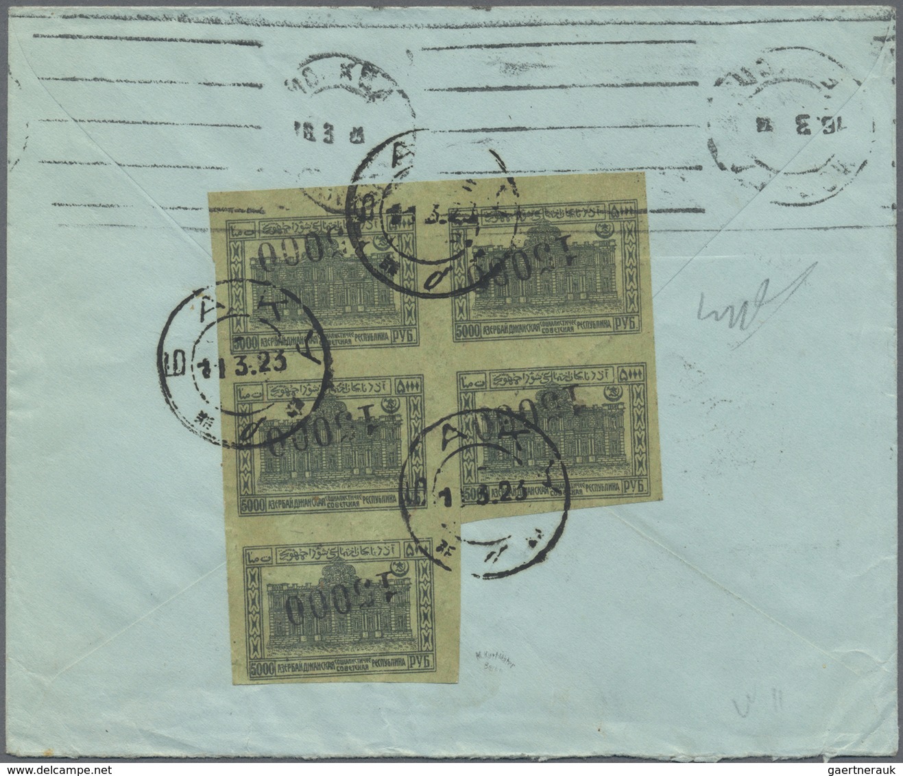 (*)/Br/O/* Aserbaidschan (Azerbaydjan): 1919/1923, AZERBAYDJAN/TRANSCAUCASIA, comprehensive specialised collect