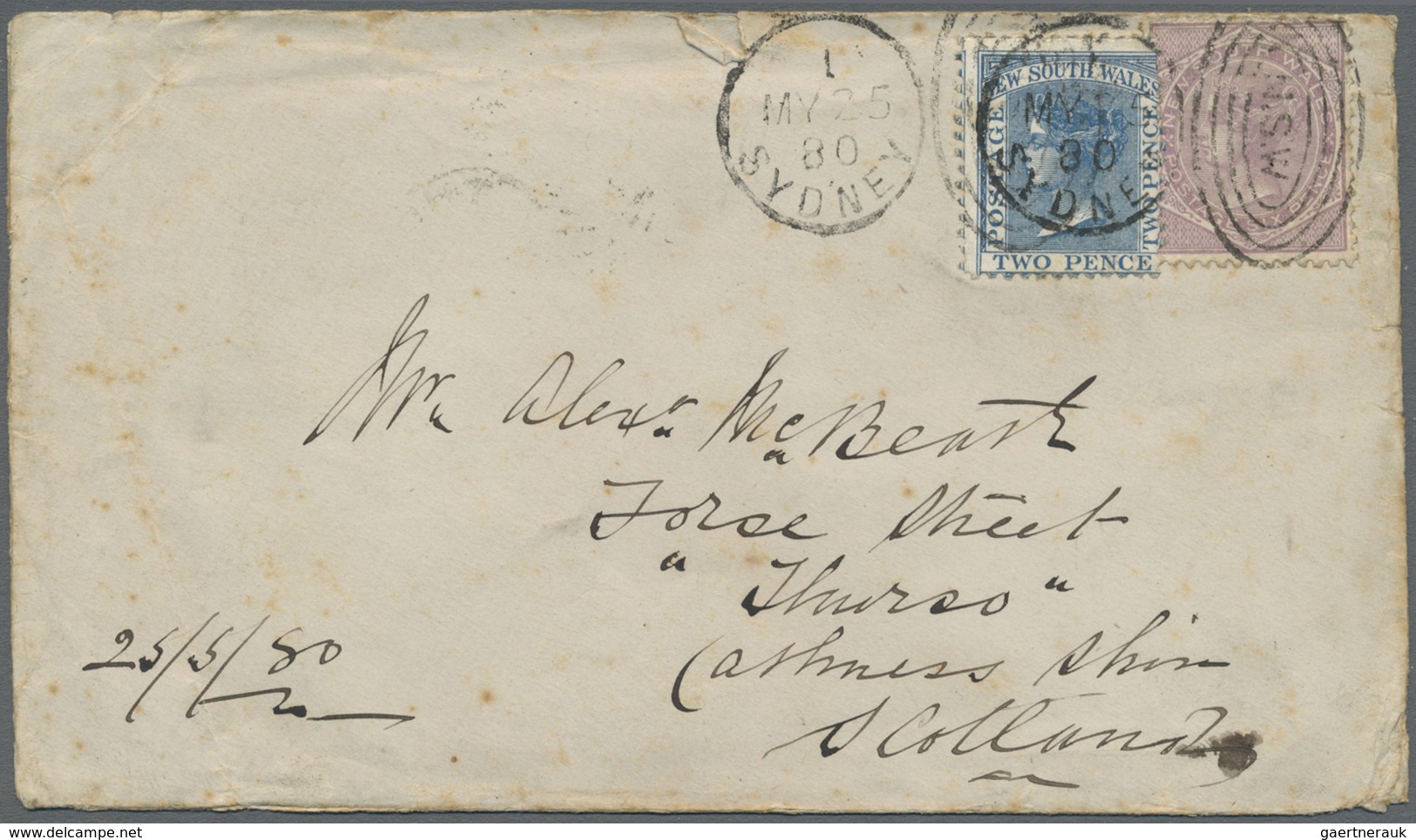 Br Neusüdwales: 1863/1888 (ca.), Accumulation Of 15 Covers To England Mostly At 6d. Rate But Also 8d. A - Lettres & Documents