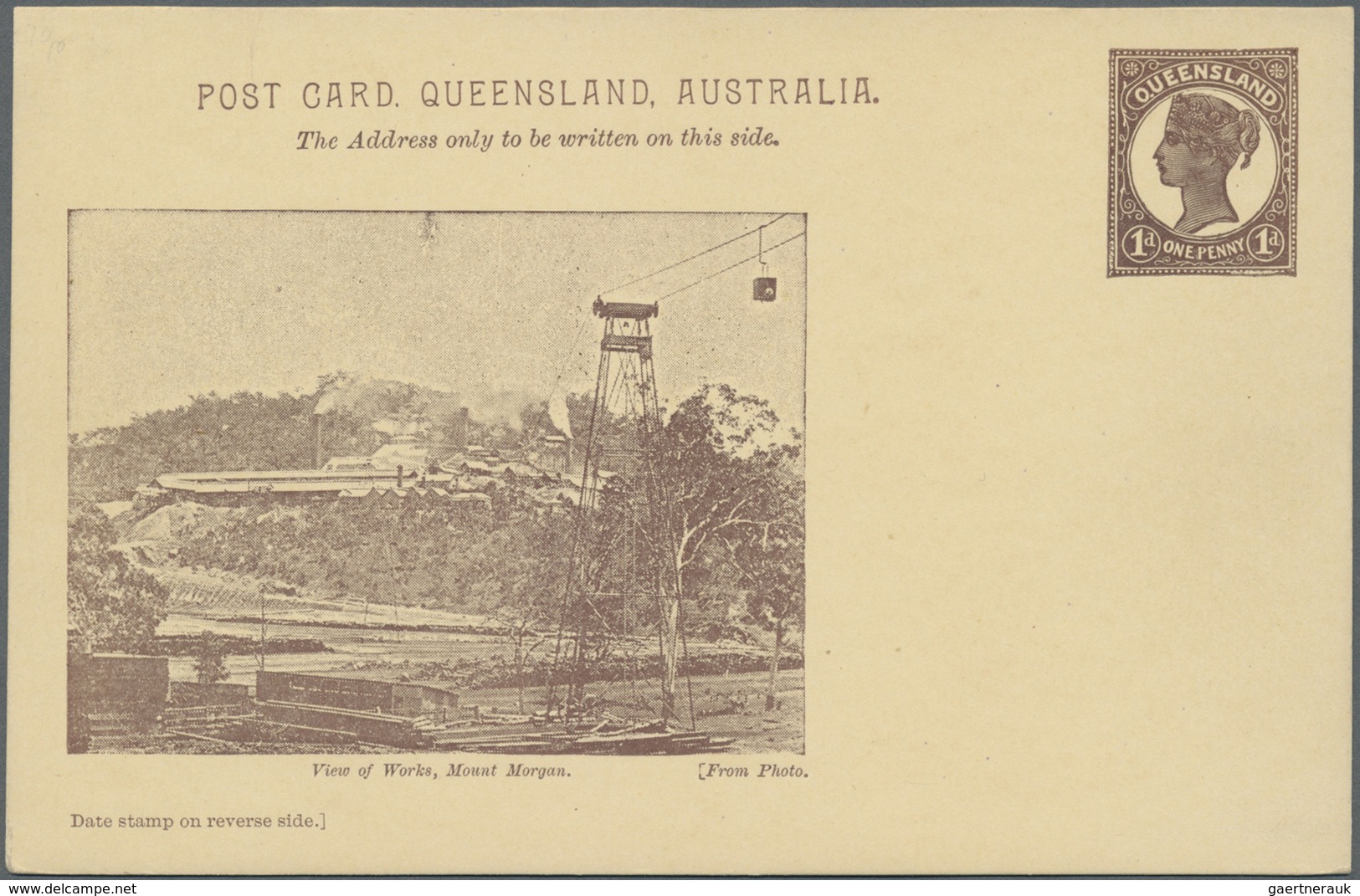 GA Queensland - Ganzsachen: 1880/1910 (ca.), Old Collection With About 65 Used And Unused Postcards Wit - Lettres & Documents