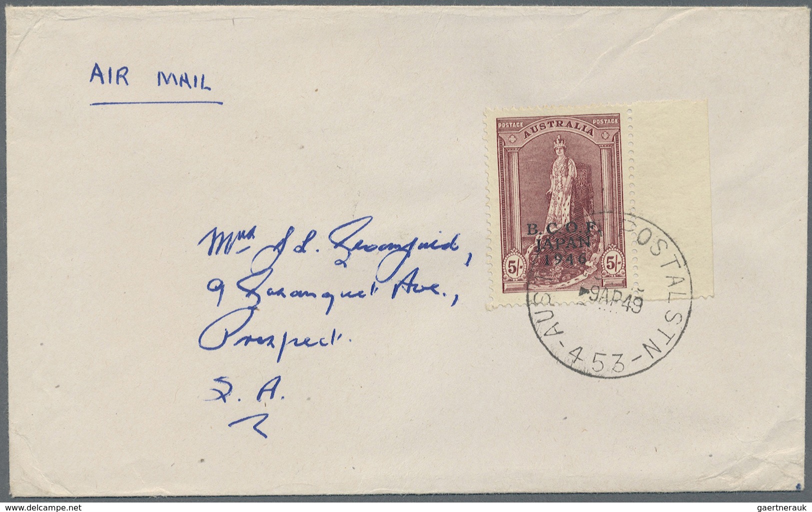 Br/GA Australien: 1910/1942, Australia/NZ, Group Of 20 Better Entires, Registered, Censored And Airmail, P - Autres & Non Classés