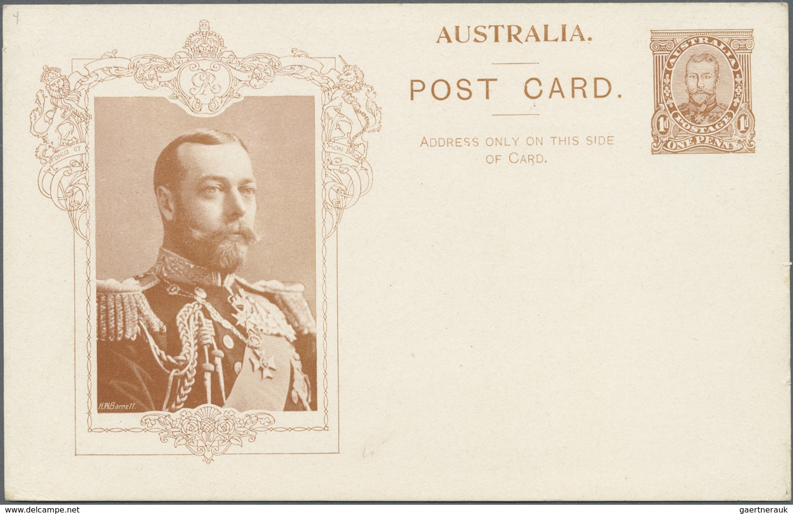 GA Australien - Ganzsachen: 1911/1950 (ca.), POSTCARDS: Old Collection With About 40 Used And Unused Po - Entiers Postaux