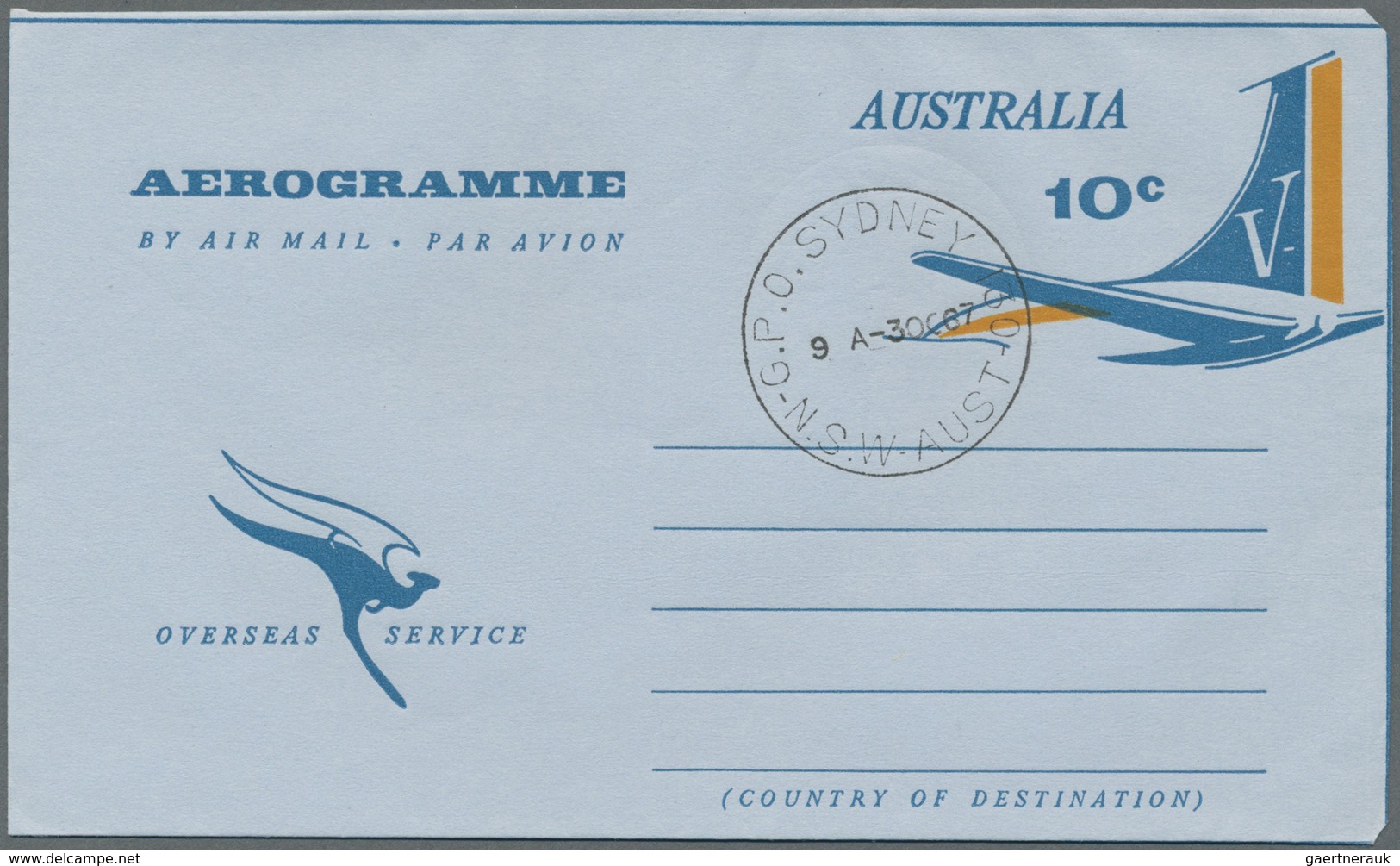 GA Australien - Ganzsachen: 1950/1970 (ca.), AEROGRAMMES: Accumulation Of About 350 Airletters And AERO - Postwaardestukken