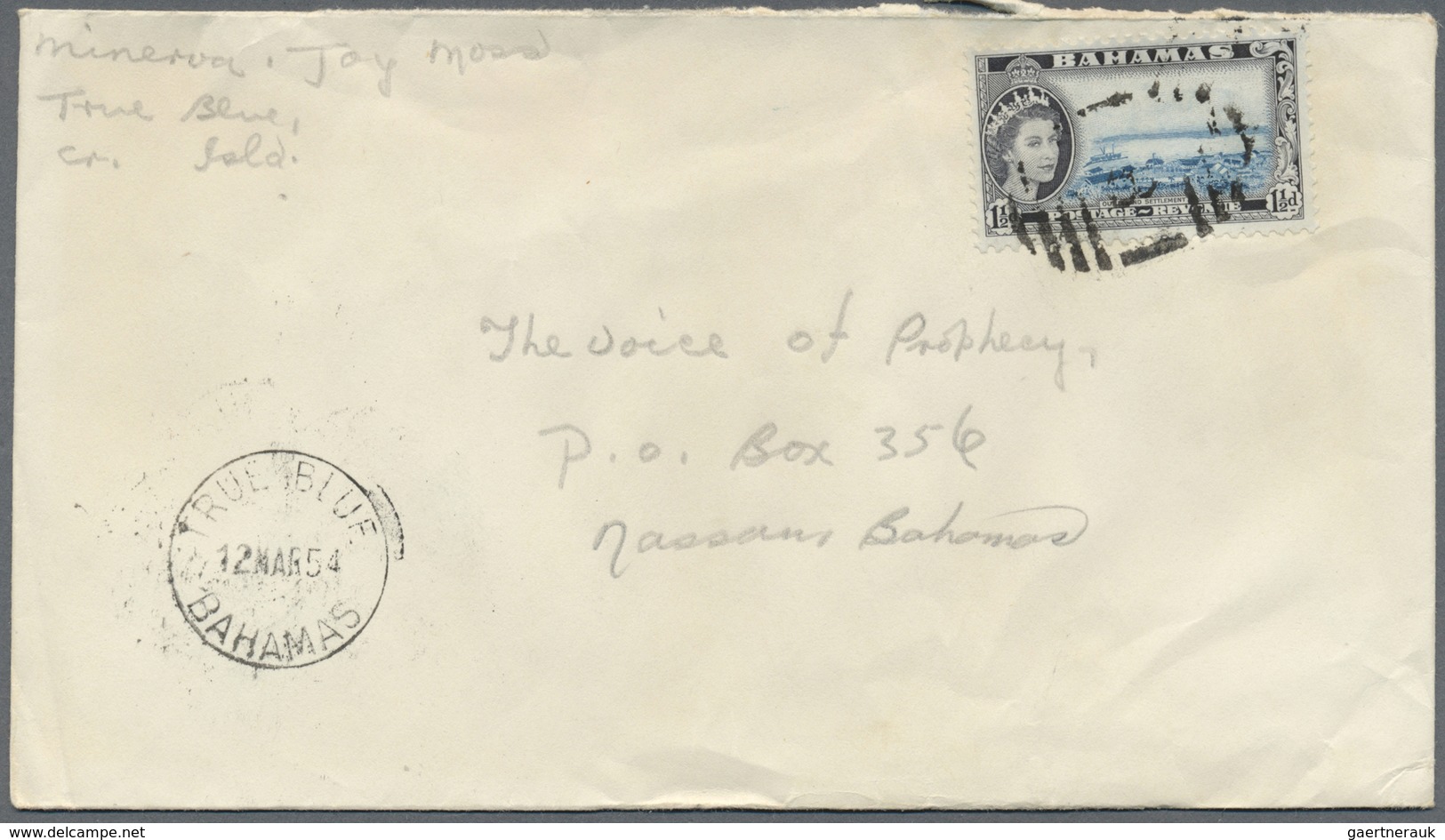 GA/Br/MK Bahamas: 1937 - 1955, Great Lot Of Over 940 Covers, Mainly Before 1955, 1948 Silver-wedding Cpl Set - 1963-1973 Autonomie Interne