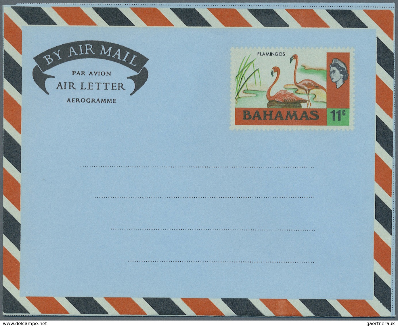 GA Bahamas: 1946/1990 (ca.), Accumulation With About 580 Used And Unused Airletters And AEROGRAMMES Wit - 1963-1973 Autonomie Interne