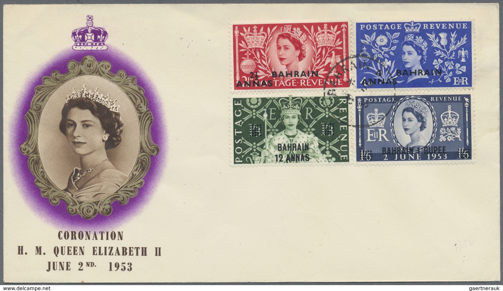 Br Bahrain: 1953/1980 (ca.), Group Of Apprx. 40 Covers, Mainly Commercial Mail. - Bahrain (1965-...)