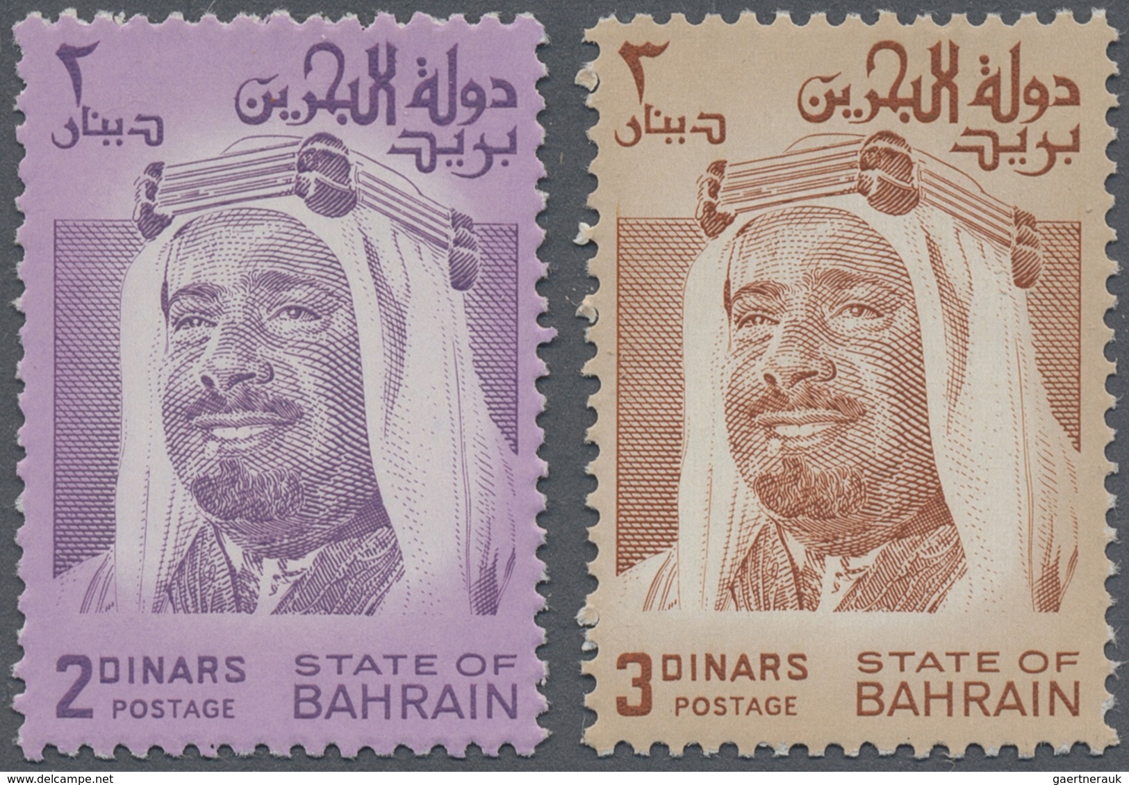 ** Bahrain: 1966/1991 (ca.), Collection In Stockbook With Several Better Sets Incl. Definitives, Many S - Bahrain (1965-...)
