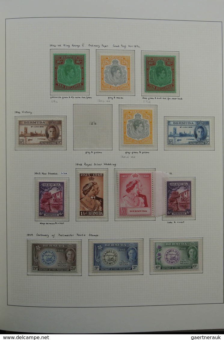 Bermuda-Inseln: 1865/1965 (ca.): Fantastic Overcomplete Mainly Mint/mint Never Hinged Collection In - Bermudes