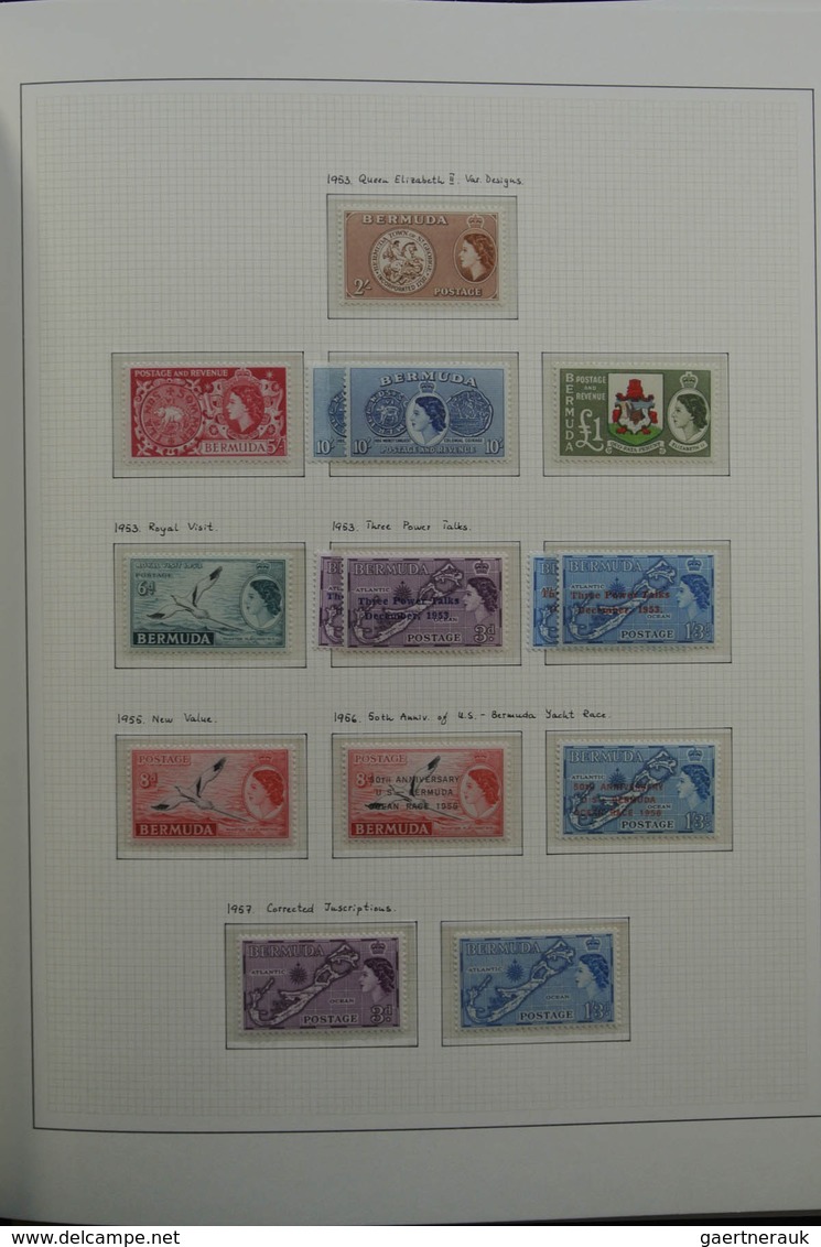 Bermuda-Inseln: 1865/1965 (ca.): Fantastic overcomplete mainly mint/mint never hinged collection in