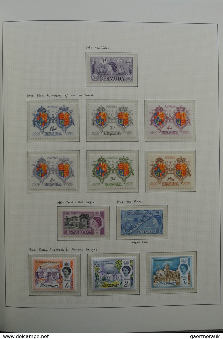 Bermuda-Inseln: 1865/1965 (ca.): Fantastic overcomplete mainly mint/mint never hinged collection in