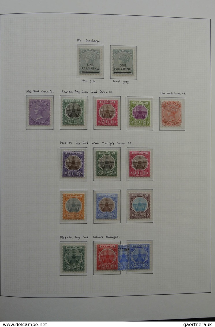 Bermuda-Inseln: 1865/1965 (ca.): Fantastic overcomplete mainly mint/mint never hinged collection in