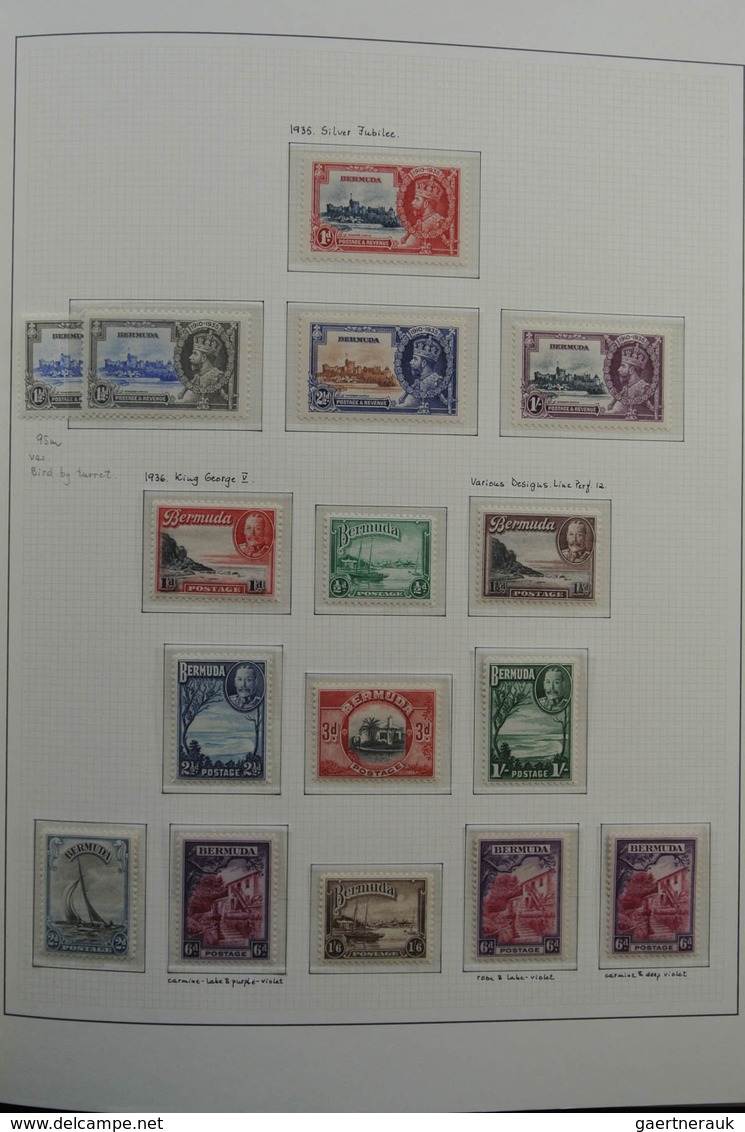 Bermuda-Inseln: 1865/1965 (ca.): Fantastic overcomplete mainly mint/mint never hinged collection in