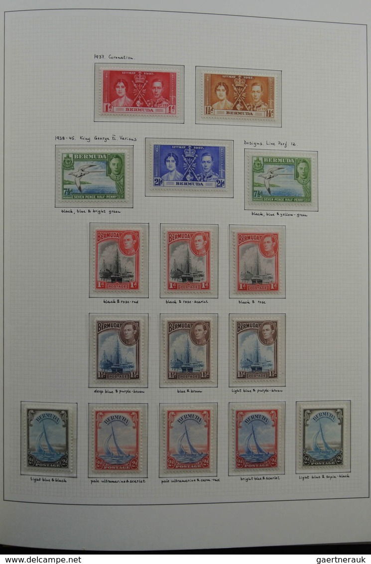 Bermuda-Inseln: 1865/1965 (ca.): Fantastic overcomplete mainly mint/mint never hinged collection in