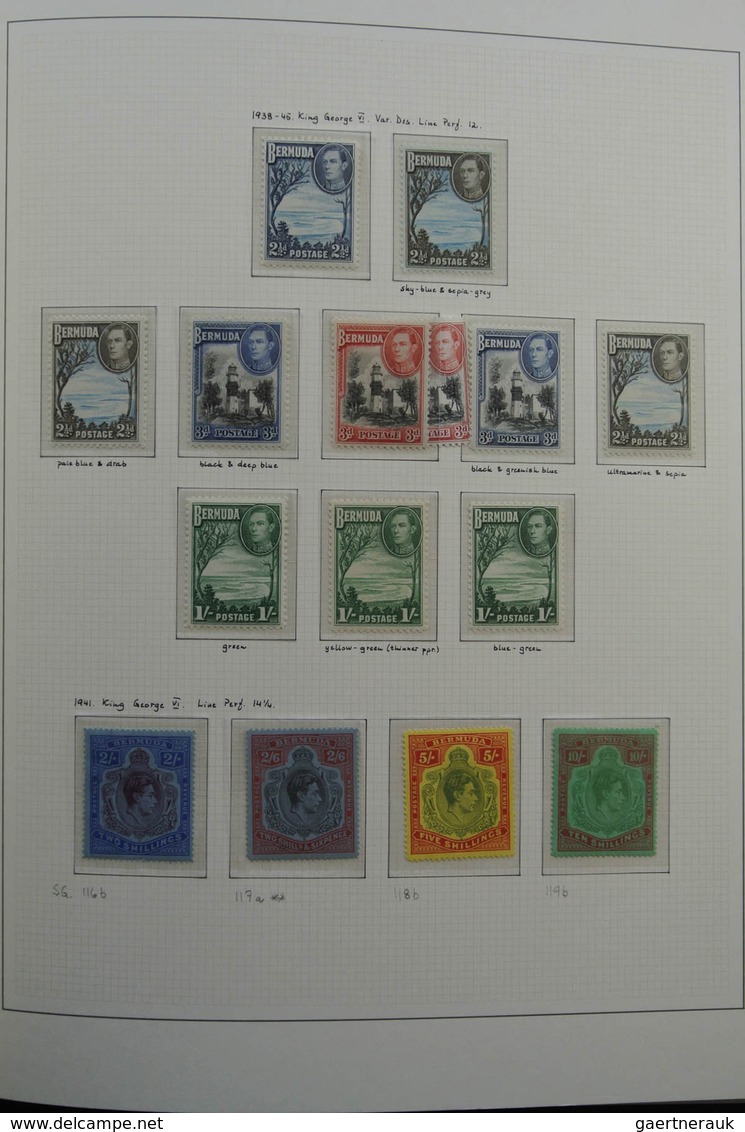 Bermuda-Inseln: 1865/1965 (ca.): Fantastic overcomplete mainly mint/mint never hinged collection in