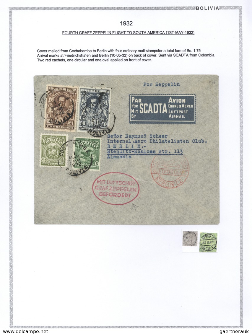 **/*/O/Br Bolivien: 1923/37 - BOLIVIA AIR MAIL: A Magnificent Study Of The Evolution Of Air Mail In Bolivia, O - Bolivie