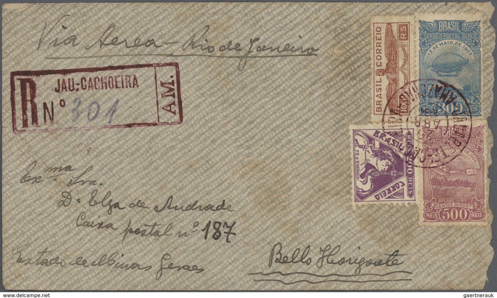 Br/GA/ Brasilien: 1892/1943, Assortment Of Apprx. 35 Covers/cards With Plenty Of Interesting And Better Mat - Autres & Non Classés