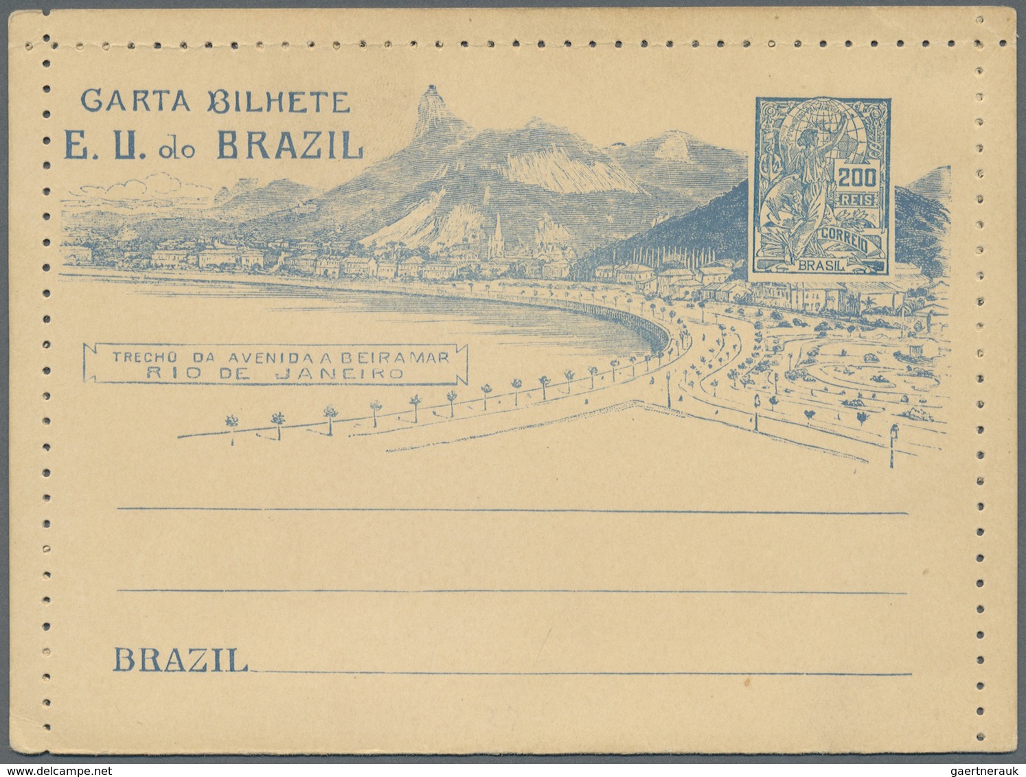 GA Brasilien - Ganzsachen: 1883/1910, Collection Of 38 Unused Stationery Letter Cards (incl. Types), Ra - Entiers Postaux