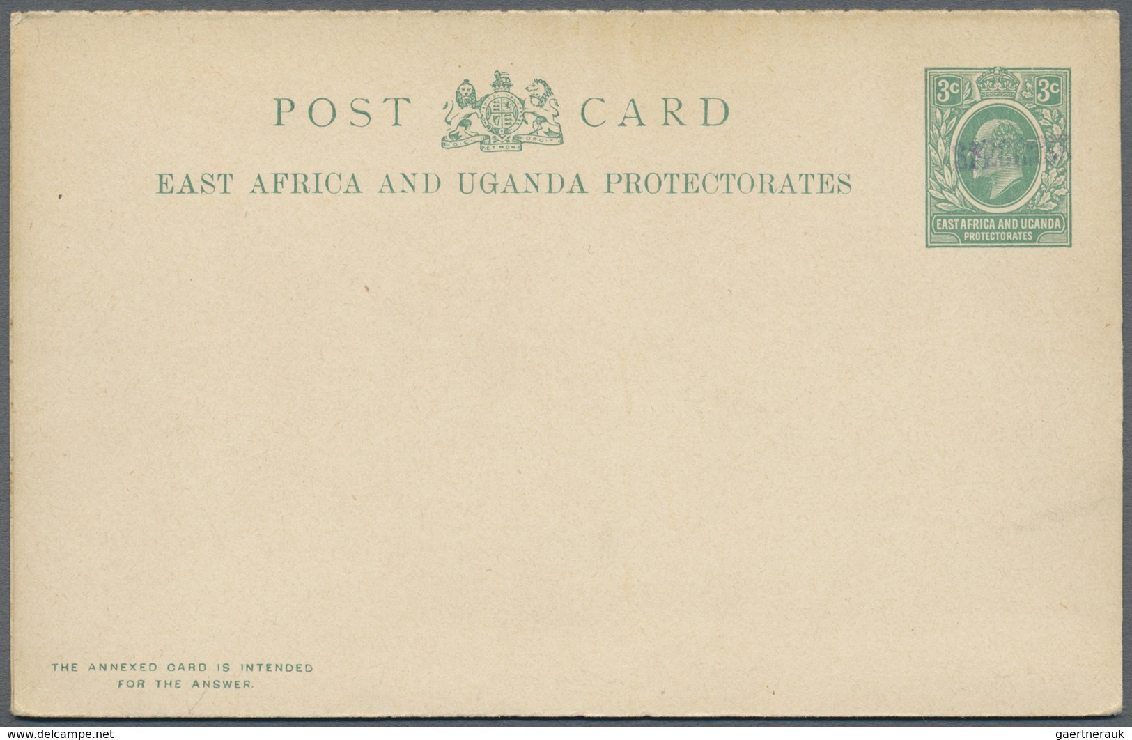 GA Britisch-Ostafrika und Uganda - Ganzsachen: 1903/1912, collection of 41 different unused stationerie
