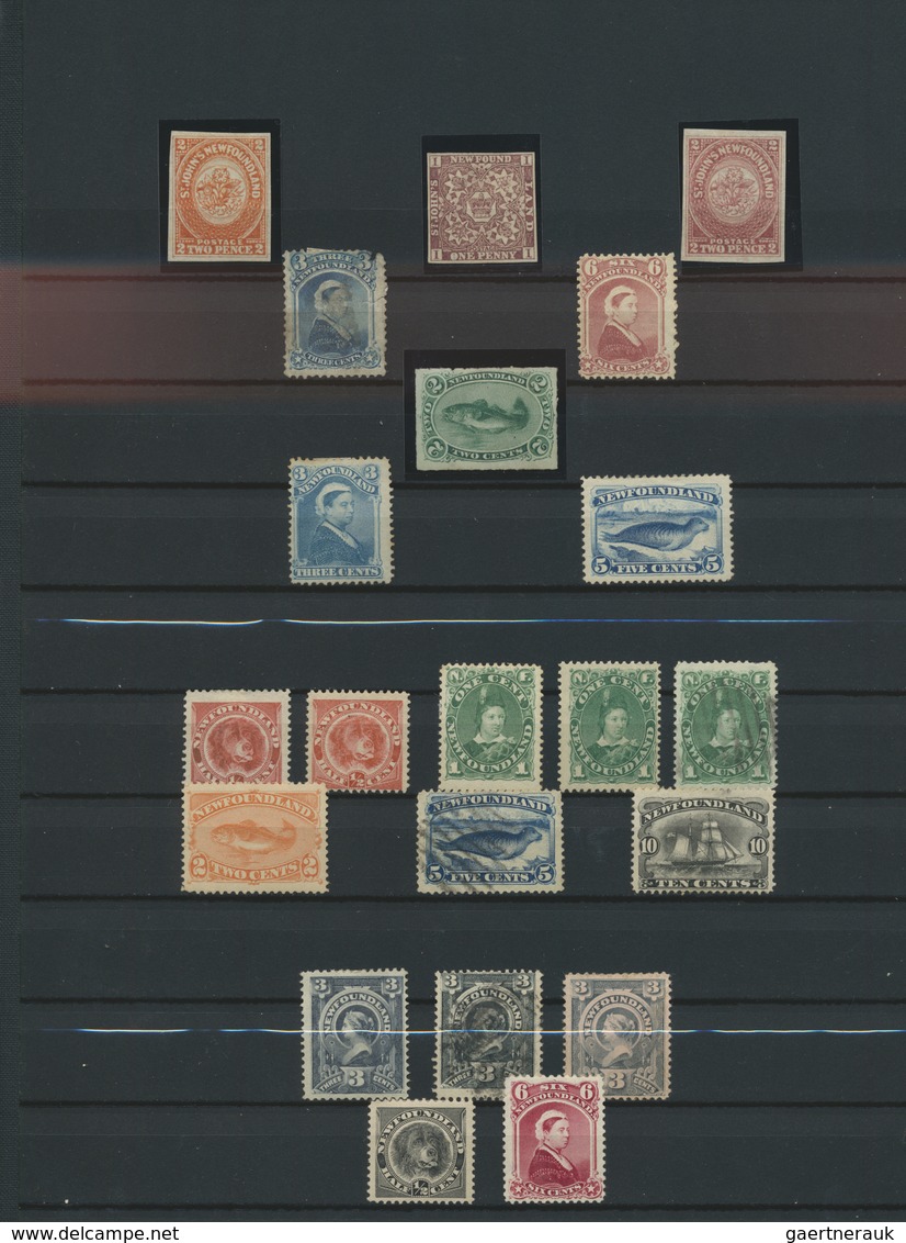 */(*)/O Canada - Kanadische Staaten / Canadian States: 1850's-1940's: Collection Of About 100 Stamps From Va - Non Classés