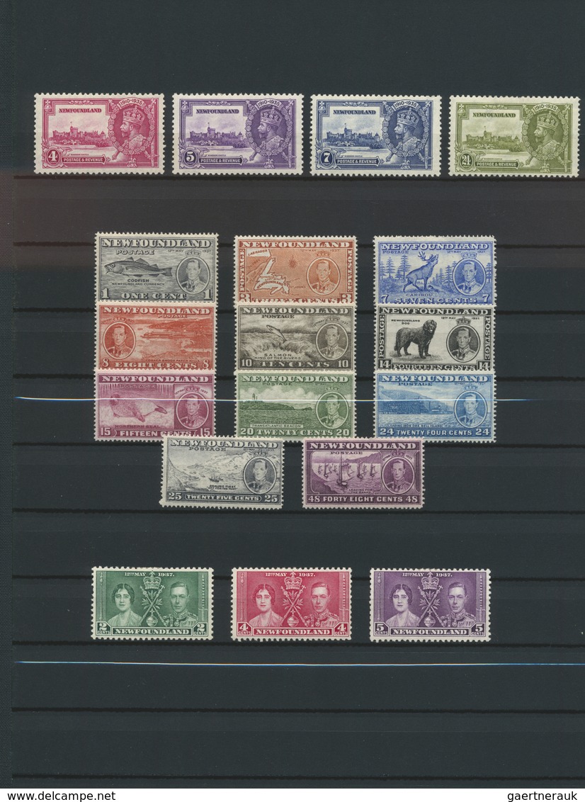 */(*)/O Canada - Kanadische Staaten / Canadian States: 1850's-1940's: Collection of about 100 stamps from va