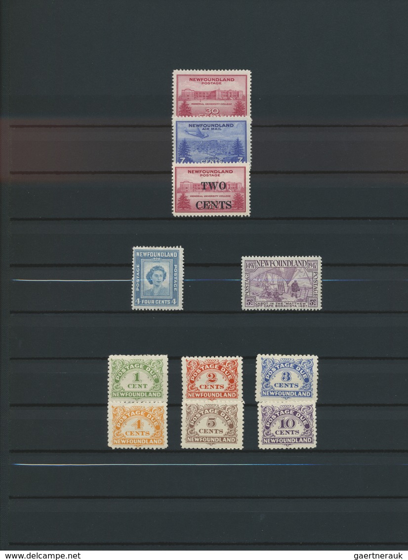 */(*)/O Canada - Kanadische Staaten / Canadian States: 1850's-1940's: Collection of about 100 stamps from va