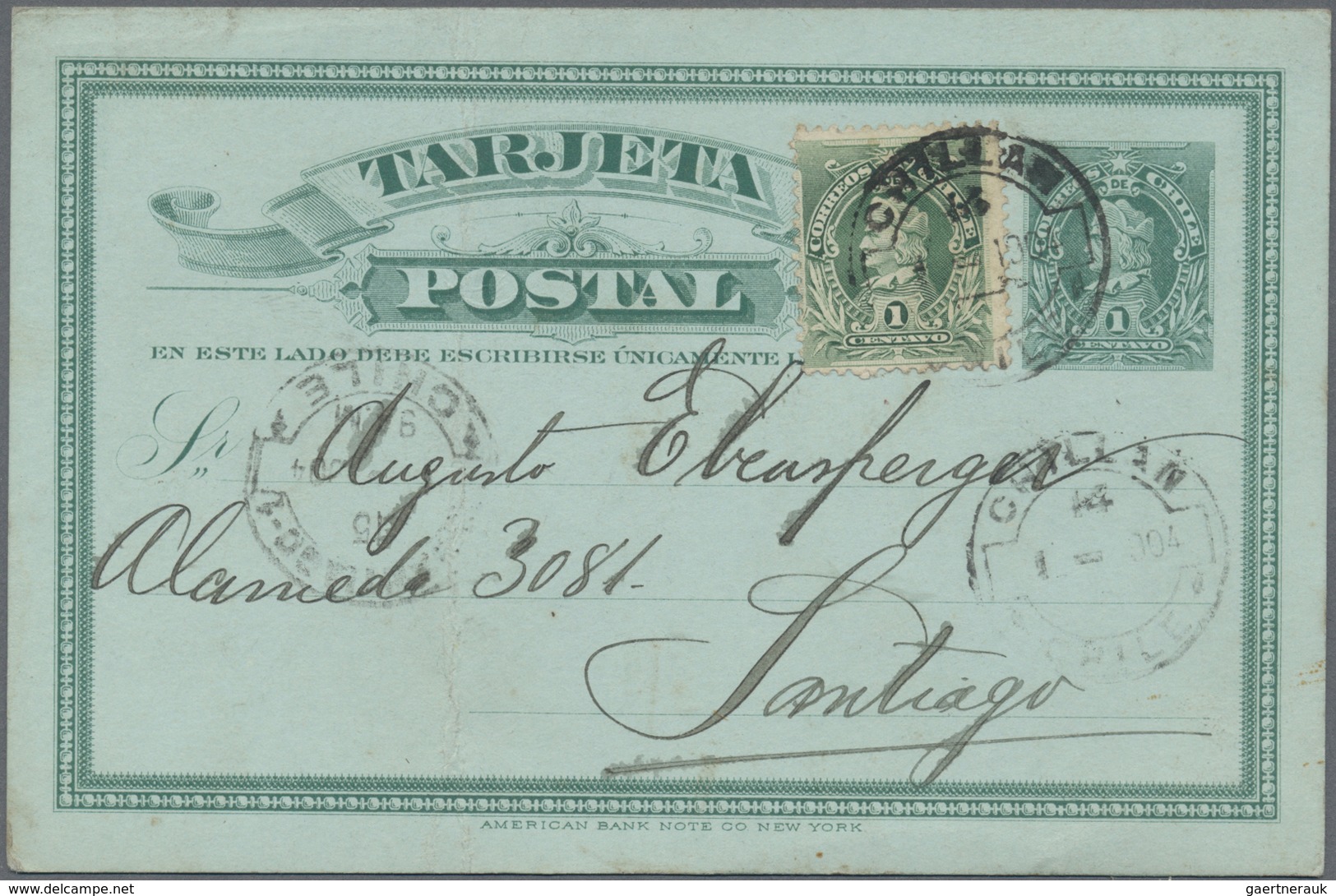 Br/GA Chile: 1900/1990 (ca.), collection of almost 600 entires, showing a good range of early to modern it