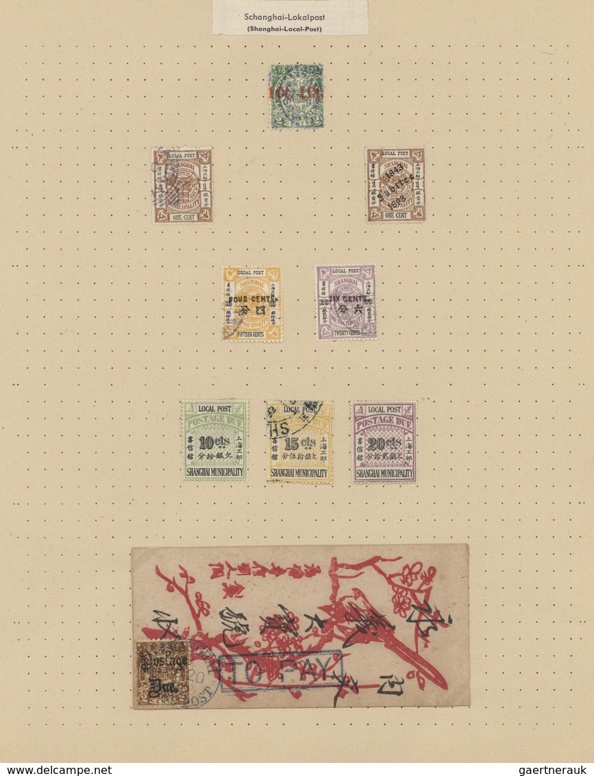 */(*)/O China: 1890/1954 (ca.), Mint And Used Collection On Pages, Starting 1920s But Inc. Local Post With S - Autres & Non Classés