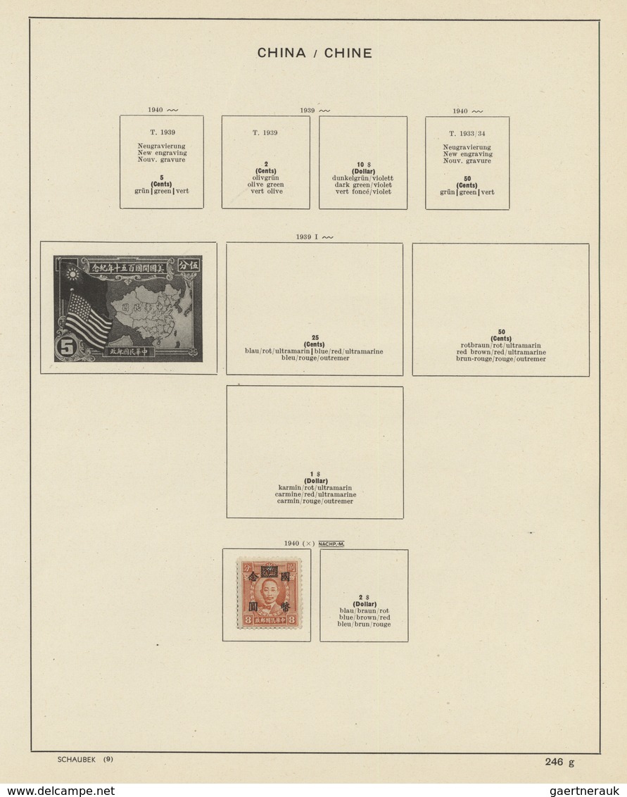 */(*)/O China: 1890/1954 (ca.), Mint And Used Collection On Pages, Starting 1920s But Inc. Local Post With S - Autres & Non Classés