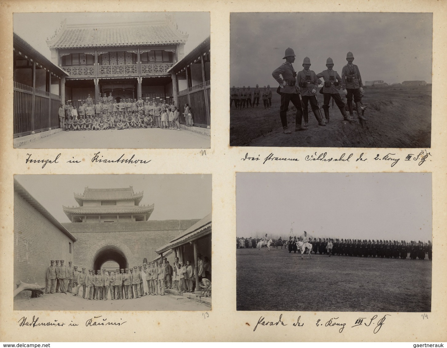 China - Besonderheiten: 1900 (ca): Chinese Lacquer-Album (slightly damaged) with 77 photos from the