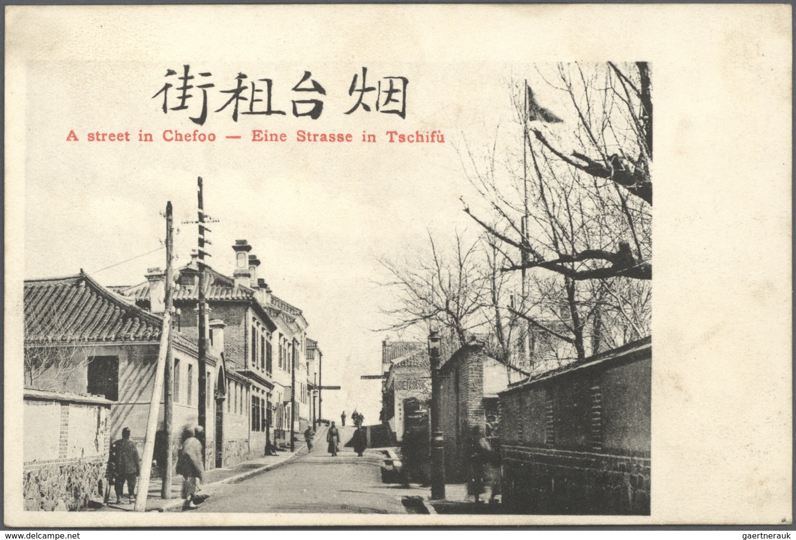 China - Besonderheiten: 1900 (ca.), picture post cards (33), mostly unused