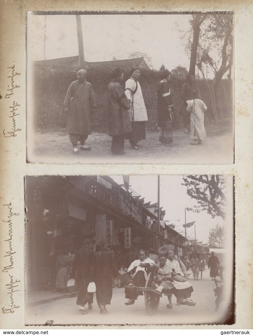 China - Besonderheiten: 1901/1903: Lacquer Photo Album From Trip Of The The SMS Seeadler To China In - Andere & Zonder Classificatie