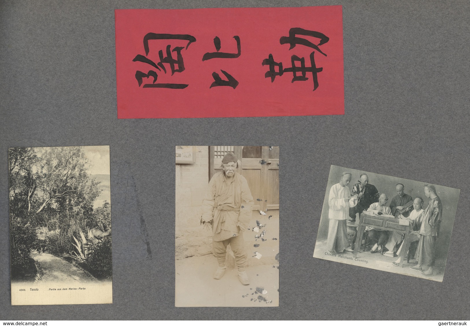 China - Besonderheiten: 1908/1909 (ca): Photoalbum  Of The Visit Of The Austrian KuK SMS Leopard In - Autres & Non Classés