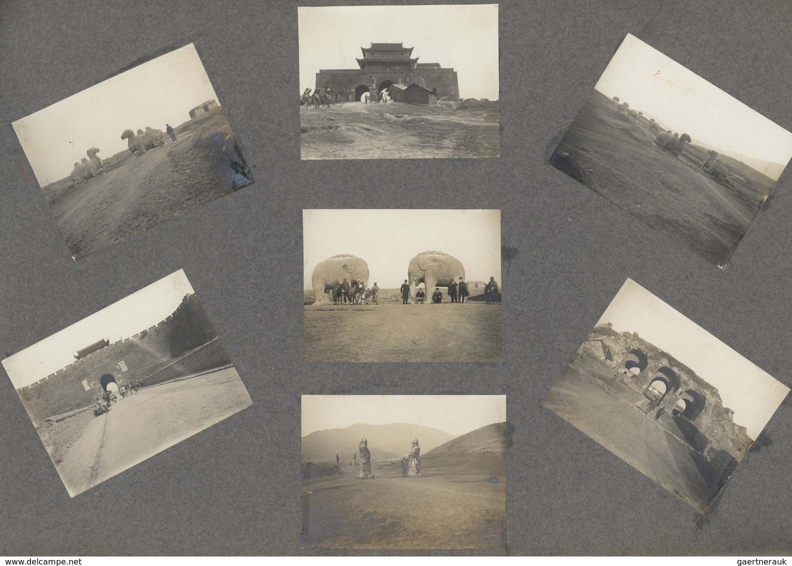 China - Besonderheiten: 1908/1909 (ca): Photoalbum  Of The Visit Of The Austrian KuK SMS Leopard In - Andere & Zonder Classificatie