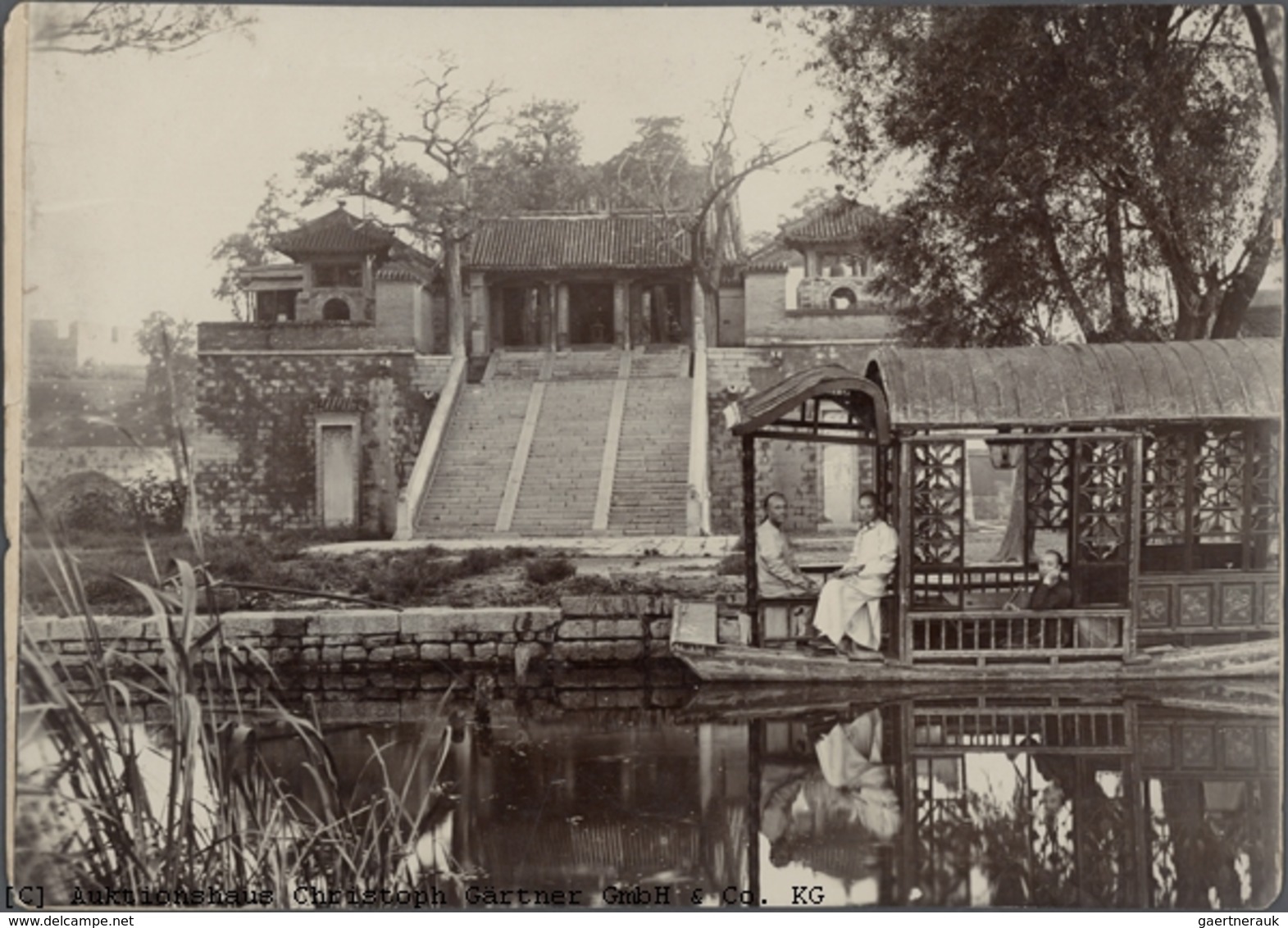China - Besonderheiten: 1910: Jinan / Tsi Nan Fu: 4 Fotos Ex Sammlung Dönitz. A) Tsinanfu Tempel 29x - Autres & Non Classés