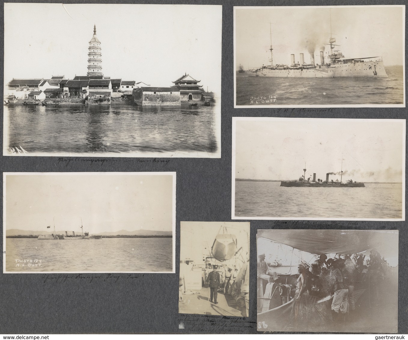 China - Besonderheiten: 1914: Lacquer Album With 233 Photos From The East-Asian Trips Of The SMS Gne - Autres & Non Classés