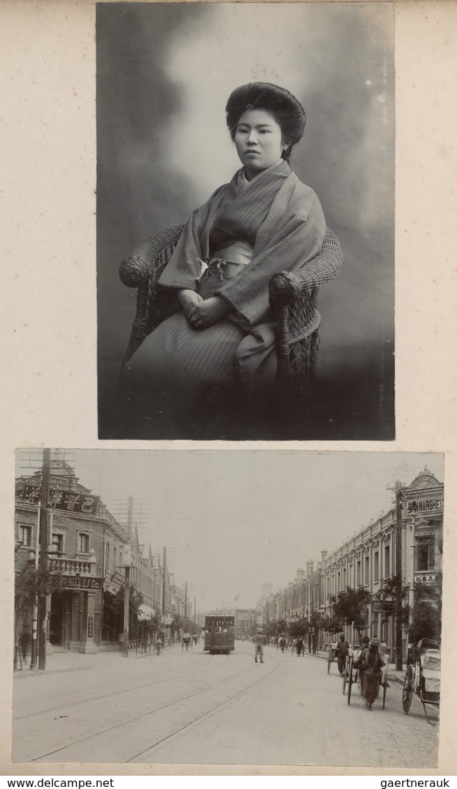 China - Besonderheiten: Photoalbum With 59 Photos From A German Soldier In China, Samo And Japan. ÷ - Autres & Non Classés