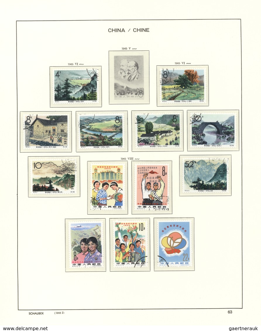 O/**/(*) China - Volksrepublik: 1949/2015, mint and mainly used, from 1977 mint never hinged MNH collection i