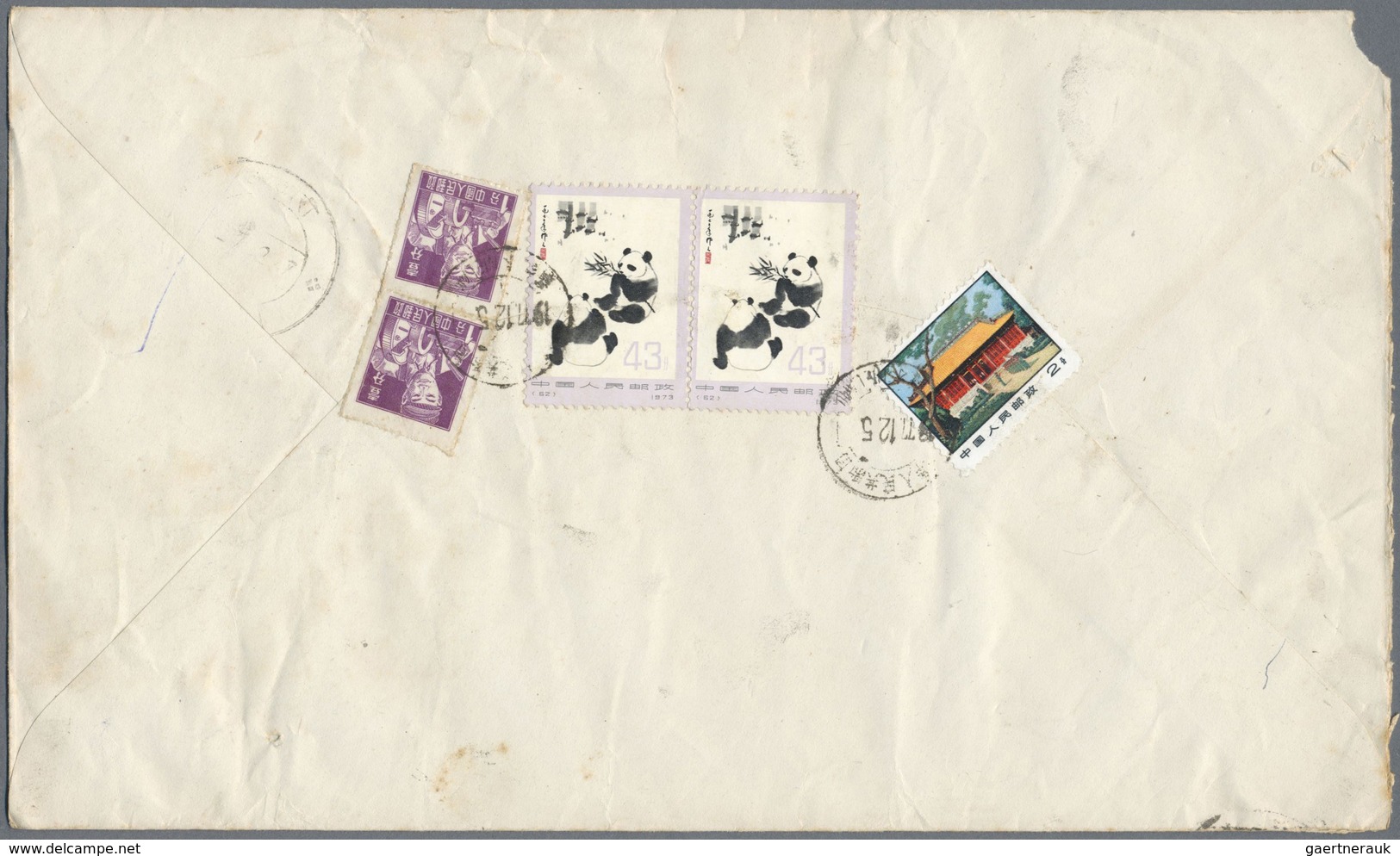 Br/ China - Volksrepublik: 1977/1986 (ca.), PRC Used In Tibet: 1977 Registered Covers (14) From "People' - Altri & Non Classificati