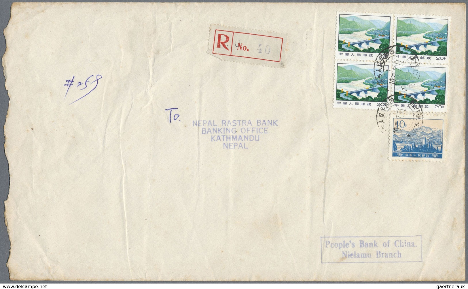 Br/ China - Volksrepublik: 1977/1986 (ca.), PRC Used In Tibet: 1977 Registered Covers (14) From "People' - Altri & Non Classificati