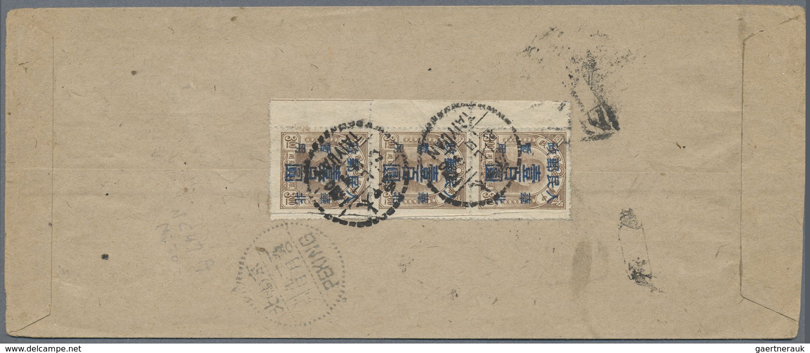 Br China - Volksrepublik - Provinzen: North China, 1949, Covers (5) To USA (3) Or Used Inland (2) Inc. - Autres & Non Classés