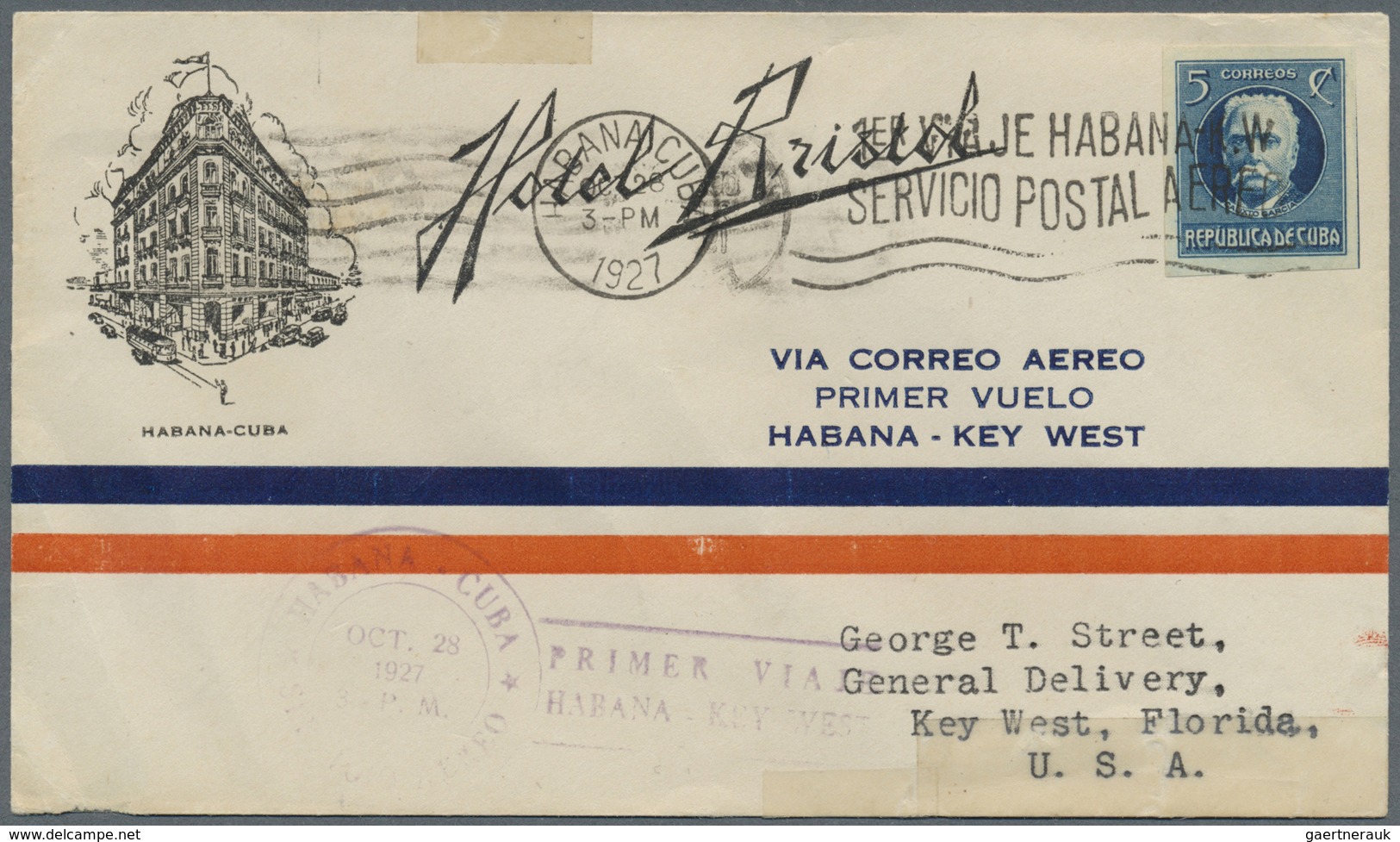 Br/GA/ Cuba: 1840 - 1968 (ca.), lot of 136 items with many better ones, including interesting cancellations