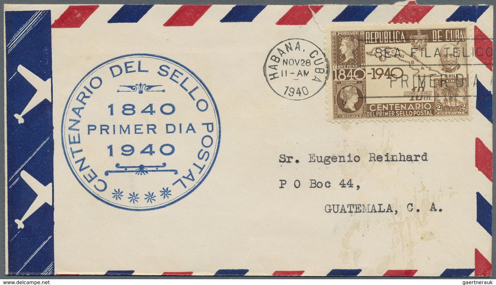 Br/GA/ Cuba: 1840 - 1968 (ca.), lot of 136 items with many better ones, including interesting cancellations