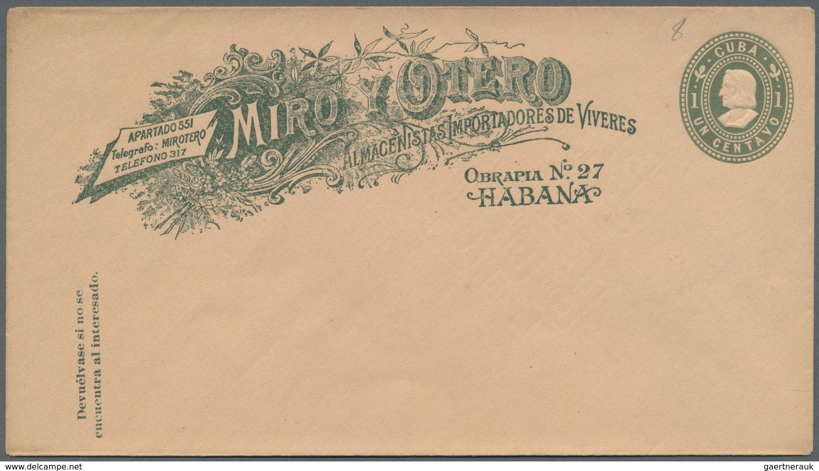 GA Cuba: 1899-1940's Ca.: Collection Of 42 Postal Stationery Cards And Envelopes, Eight Of Them Used (t - Autres & Non Classés